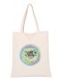 Tie Dye Letter Graphic Shopper Bag