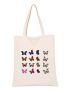 Butterfly Graphic Shopper Bag