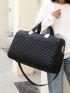 Quilted Large Capacity Duffel Bag