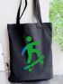 Figure Graphic Shopper Bag