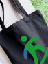 Figure Graphic Shopper Bag