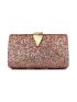 Mini Glitter Decor Chain Box Bag