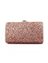 Mini Glitter Decor Chain Box Bag