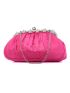 Rhinestone Decor Ruched Bag