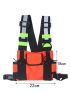 Streetwear Bag Unisex Black Functional Chest Rig Bag, Adjustable Vest Hip-hop Chest Bag, Woman Fashion Waist Pack HW714