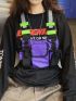 Streetwear Bag Unisex Black Functional Chest Rig Bag Adjustable Vest Hip-hop Chest Bag Woman Fashion Waist Pack