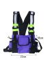 Streetwear Bag Unisex Black Functional Chest Rig Bag Adjustable Vest Hip-hop Chest Bag Woman Fashion Waist Pack