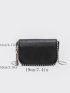 Mini Tassel Decor Flap Square Bag