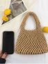 Mini Minimalist Hollow Out Crochet Bag