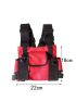 Streetwear Bag Unisex Black Functional Chest Rig Bag Adjustable Vest Hip-hop Chest Bag Woman Fashion Waist Pack