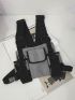 Streetwear Bag Unisex Black Functional Chest Rig Bags Adjustable Vest Hip-hop Chest Bag Woman Fashion Waist Pack