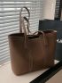 Minimalist Shoulder Tote Bag, Mothers Day Gift For Mom