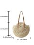 Hollow Out Straw Bag