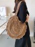 Minimalist Large Capacity Straw Bag