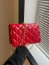 Quilted Flap Square Bag