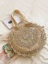 Minimalist Large Capacity Straw Bag