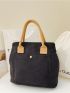 Two Tone Shopper Bag