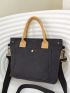 Two Tone Shopper Bag