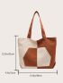 Two Tone Shopper Bag