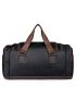 Men Duffel Bag Pu Travel Bag Waterproof Gym Bag Luggage Bag Weekend Bag