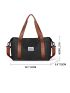 Travel Bag Waterproof Duffel Gym Tote Bag, Weekender Carry-on Overnight Bag For Women