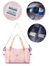 Travel Bag Waterproof Duffel Gym Tote Bag, Weekender Carry-on Overnight Bag For Women