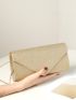 Glitter Flap Envelope Bag