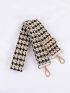 Houndstooth Adjustable Bag Strap Handbag Belt Wide Shoulder Bag Strap Replacement Strap Accessory Bag Part