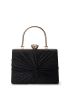 Mini Ruched Metal Edge Square Bag