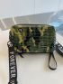 Mini Camo Pattern Box Bag