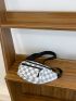 Checkered Pattern Waist Bag