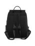 Metal Decor Unisex Flap Backpack for School