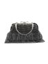 Mini Rhinestone & Bow Decor Ruffle Design Chain Evening Bag