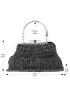 Mini Rhinestone & Bow Decor Ruffle Design Chain Evening Bag