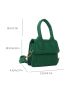 Mini Crocodile Embossed Flap Square Bag