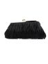 Rhinestone Decor Ruched Evening Bag