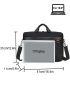 Men Double Handle Classic Briefcase