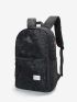 Men Camo Graphic Large Capacity Backpack Camping Bag