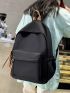 Casual Classic Backpack Tassel Decor Functional Backpack