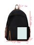 Casual Classic Backpack Tassel Decor Functional Backpack