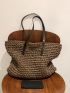 Minimalist Large Capacity Straw Bag