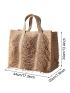 Large Capacity Fringe Straw Bag Women Shoulder Bag Woven Women Handbag Bohemia Beach Bag