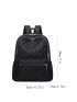 Quilted Pattern Classic Backpack