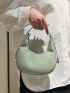 Mini Crocodile Embossed Hobo Bag