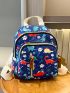 Cartoon Graphic Classic Backpack Small Fashion Backpack For School