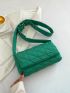 Quilted Flap Square Bag