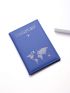 PU Travel Passport Cover Fashion 2022 Women Passport Holder Case for Men Travel Document