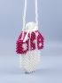 Mini Faux Pearl Decor Drawstring Design Bucket Bag