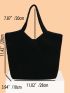 Minimalist Shoulder Tote Bag