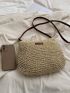 Minimalist Straw Bag